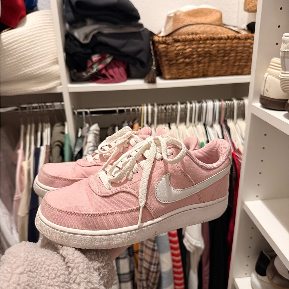 Nike Blush Pink and Cream Sneakers